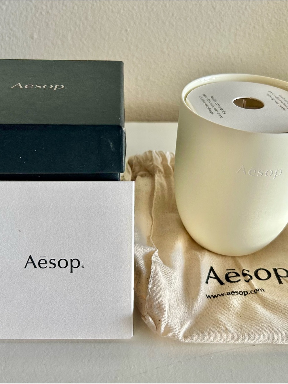 [NEW] Aesop Ptolemy Aromatique Candle x2, vegan-friendly ingredients